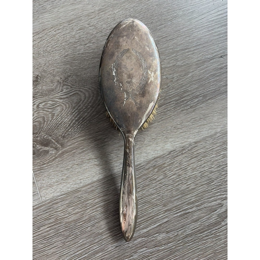 Birks Sterling Silver Hair Brush Vintage 154.32g